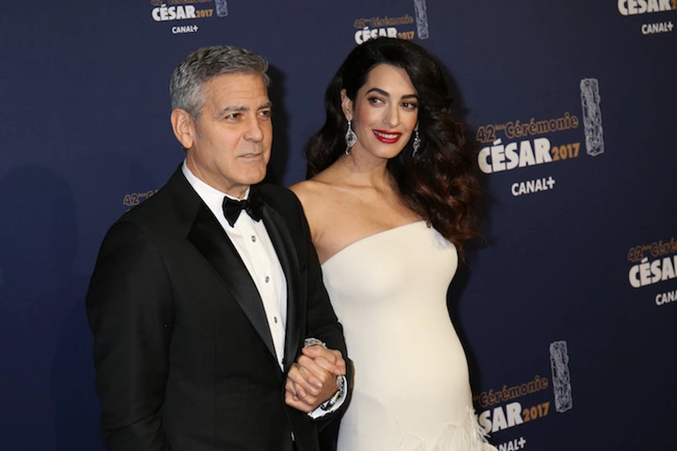 Дети Джорджа Клуни и его жены Амаль Аламуддин появятся на свет в июне.