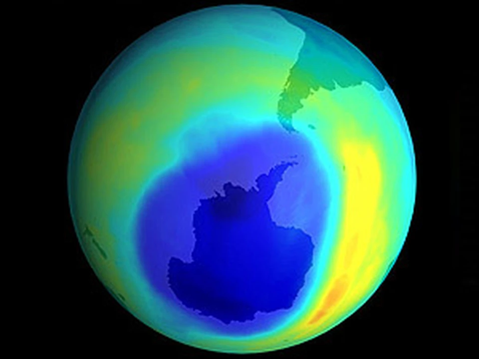 Озоновые дыры рисунок
