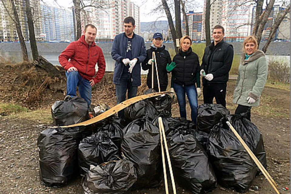 В Красноярске подвели итоги субботника Фото: Администрация города