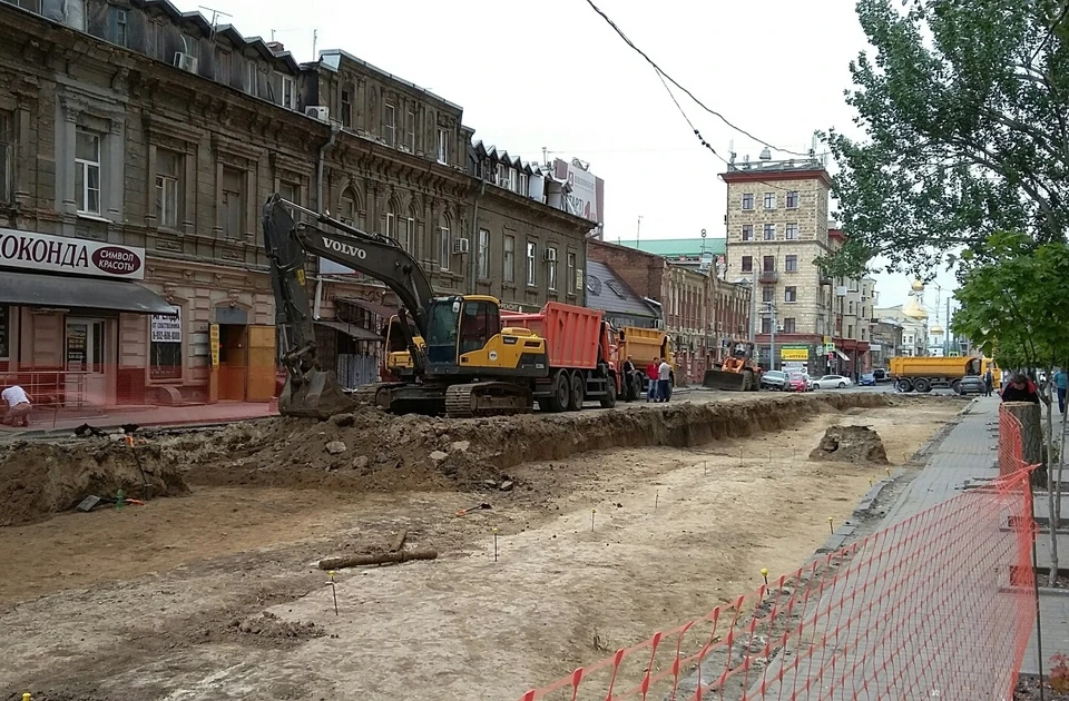Раскопки идут в центре Ростова