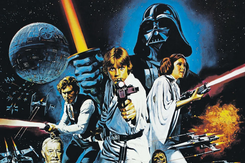 Так начиналась легенда. 1977 год. Первый плакат к «Звездным войнам». Критики с ходу предрекали ленте полный провал.