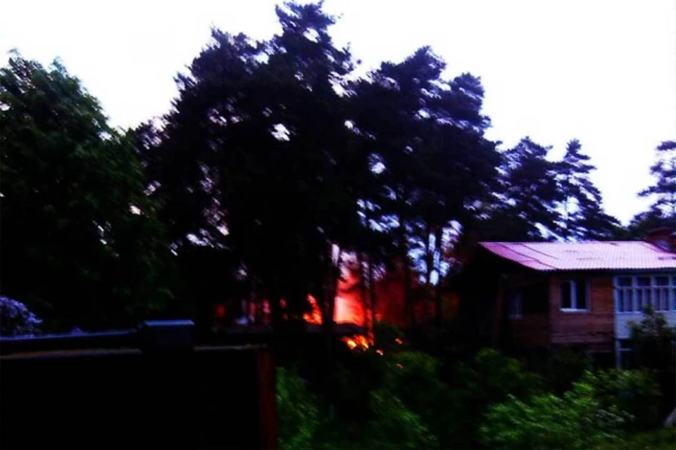 После начала штурма дом «кратовского стрелка» загорелся