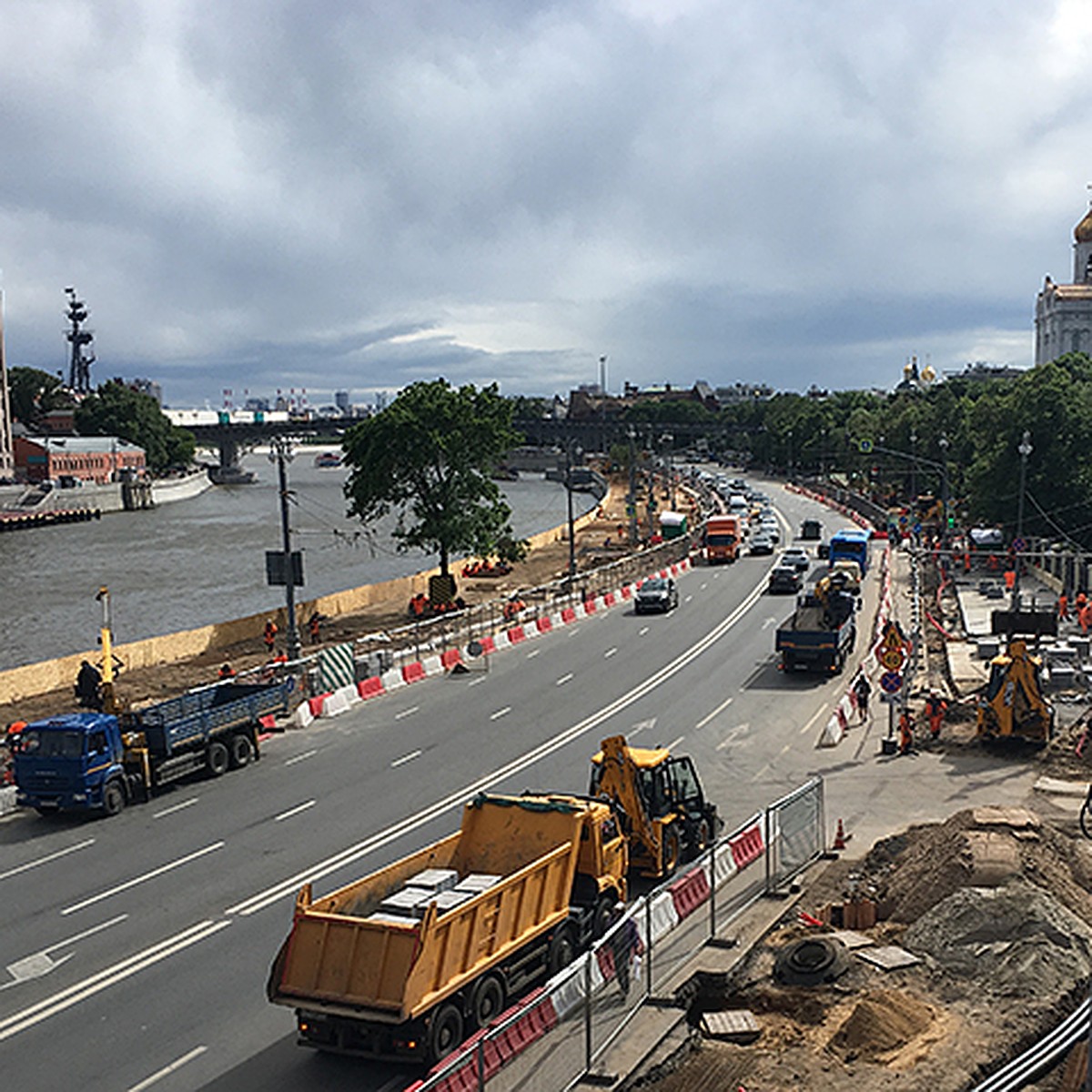 Пречистенскую набережную и Лубянский проезд Москвы перекроют до 14 августа  - KP.RU