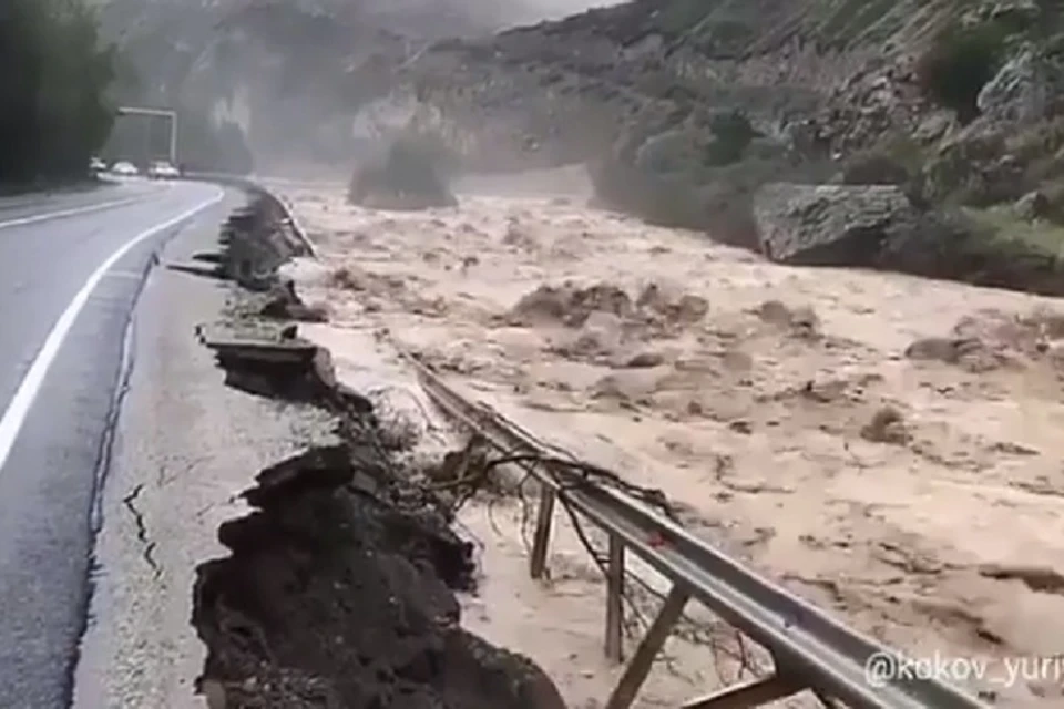 Последствия схода селя в Кабардино-Балкарии. Фото: Instagram главы КБР