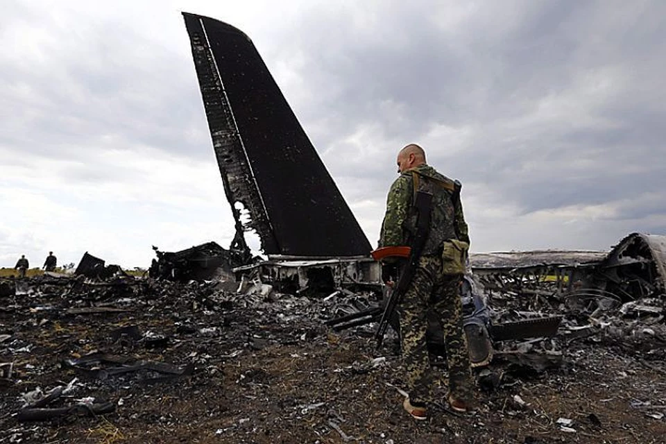 Глава СБУ обвинил «бойцов ЧВК» в уничтожении украинского самолета Ил-76 недалеко от аэропорта Луганска в 2014 году