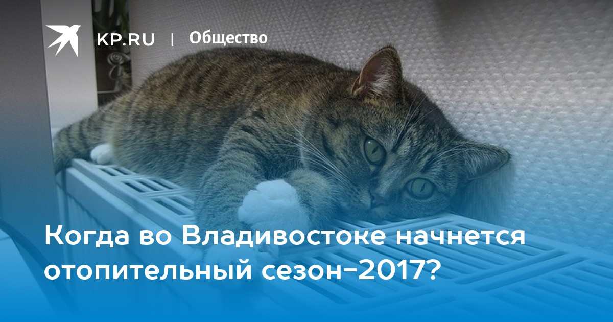 Когда дадут отопление во владивостоке