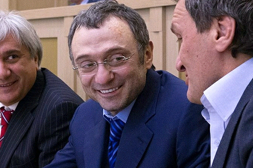 Сулейман Керимов в зале заседаний Совета Федерации.