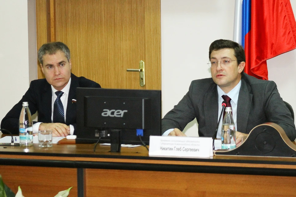 Глеб Никитин официально выдвинул Владимира Панова (на фото - слева) на пост главы Нижнего Новгорода.