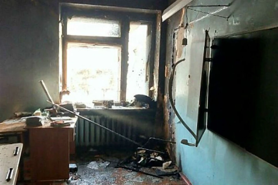 Класс в школе Улан-Удэ, в котором было совершено нападение Фото: СК РФ