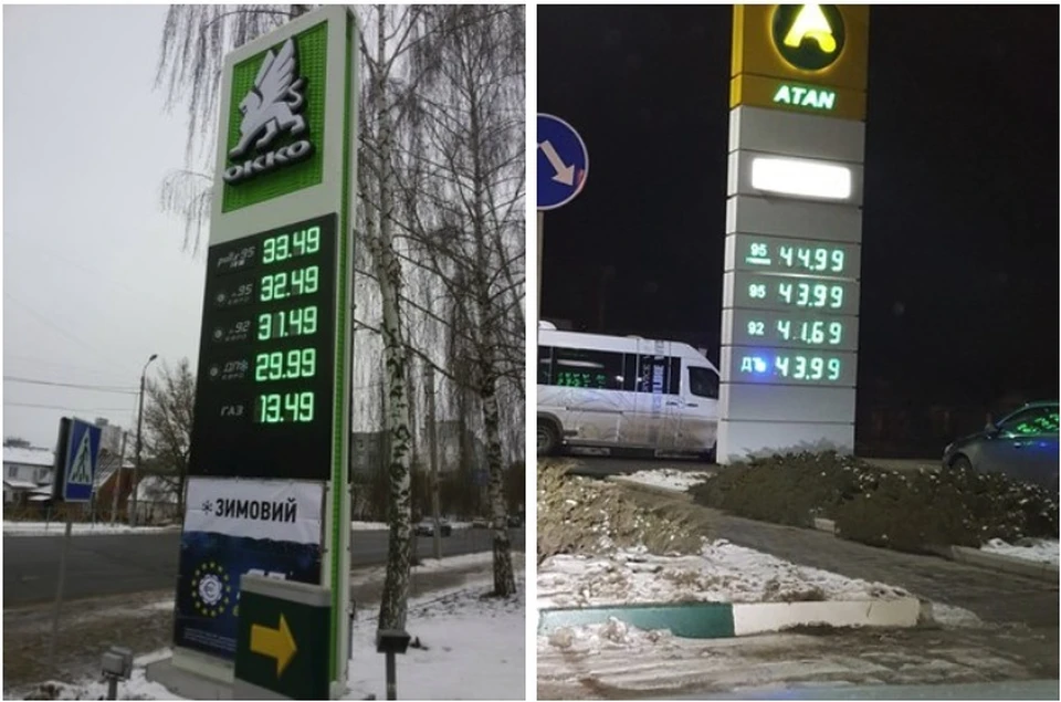 Цены на бензин на Украине и в российском Крыму. Фото: Автопартнер Крым | ДТП ДПС ПДД