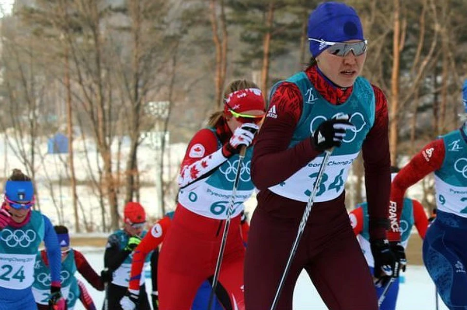 Олимпиаде 2018: лыжница из Бурятии Алиса Жамбалова финишировала 15-й в марафоне. Фото: Федерация лыжных гонок России.