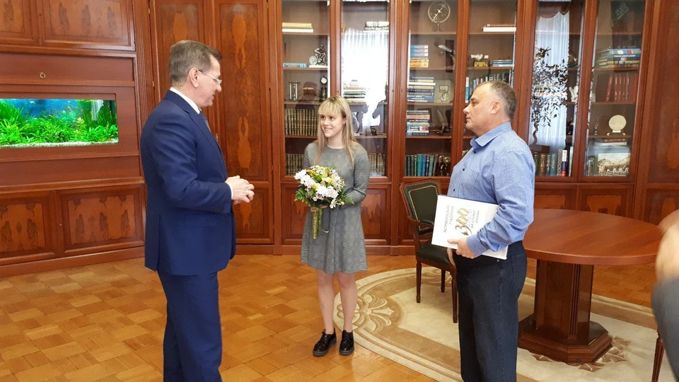Евгения Пушкарёва встретилась с губернатором Астраханской области