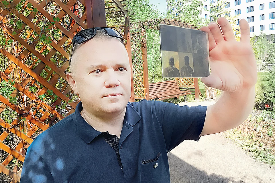 Пластинку с негативом Владимир Грицук обнаружил в фотоаппарате, купленном на блошином рынке.