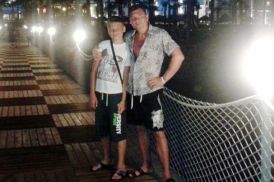 Сергей Бархатов со старшим сыном