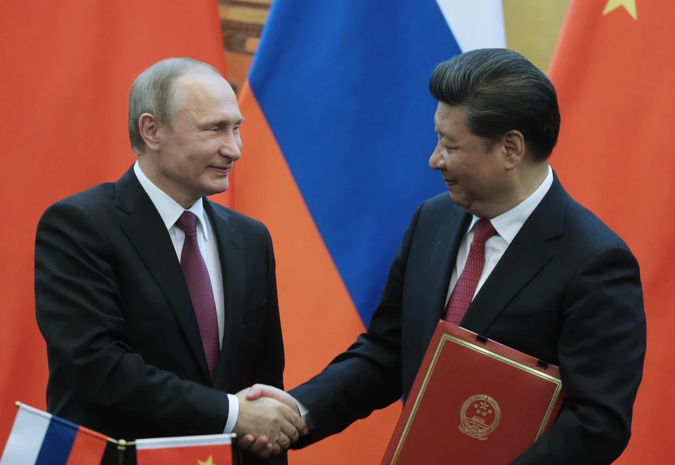 Российский президент рассказал о своих теплых отношениях с председателем КНР Си Цзиньпином Фото: Михаил Метцель/ТАСС