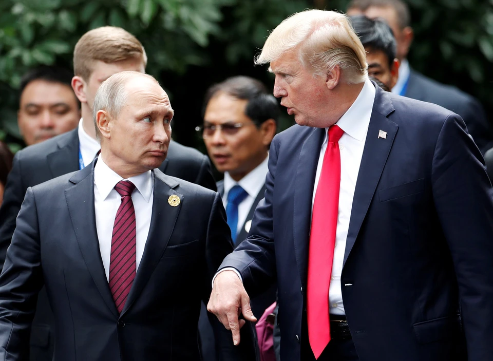 Владимир Путин и Дональд Трамп.