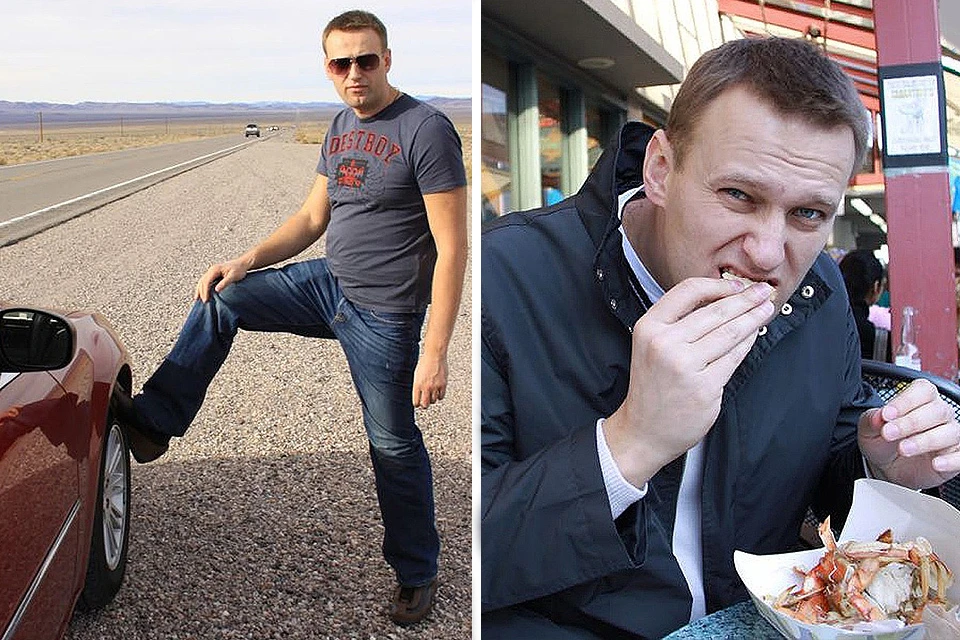 Алексей Навальный на отдыхе в США.