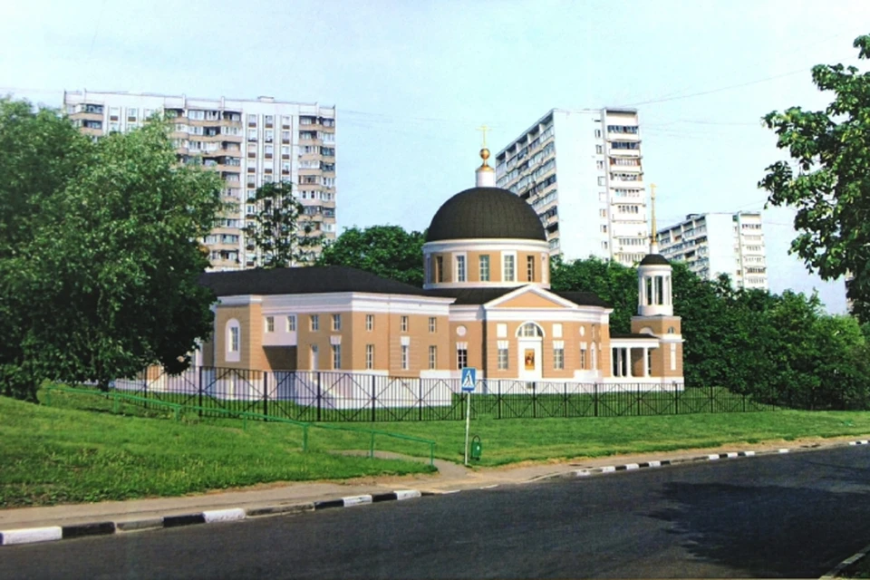 Проект храма в честь Живоначальной Троицы в Чертаново. Фото: 200hramov.ru