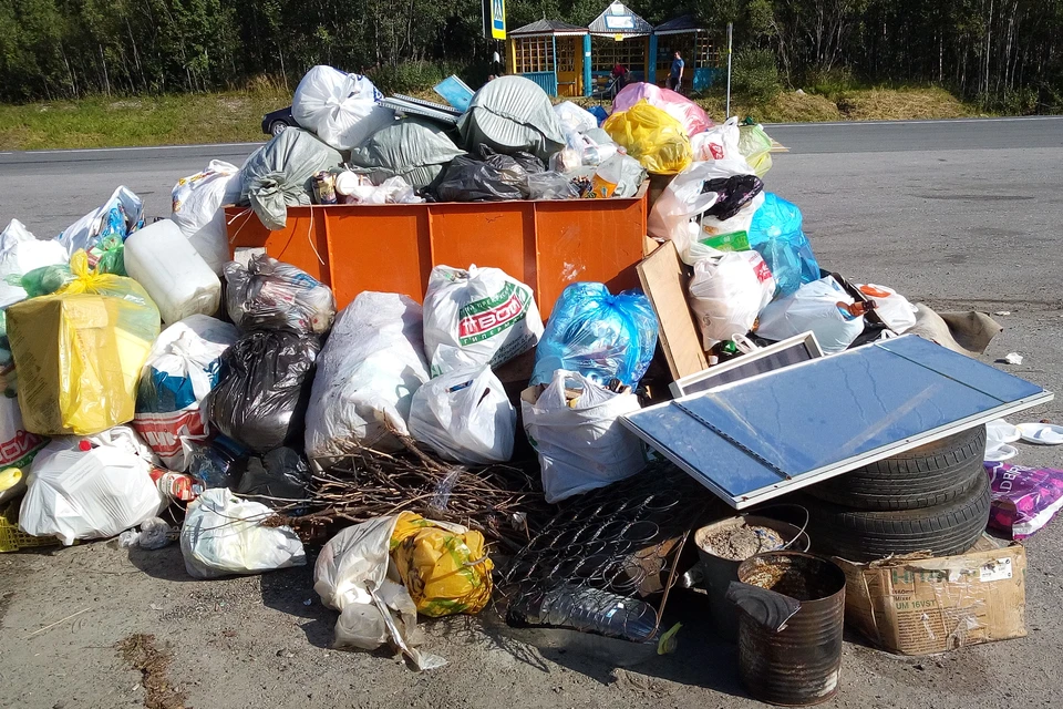 Дачники нашли отличный способ не платить за вывоз мусора. Фото: Упрдор "Кола"