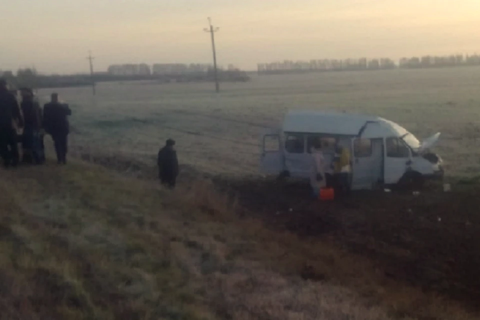 Авария произошла около 8.00. Фото: ГИБДД Ульяновской области