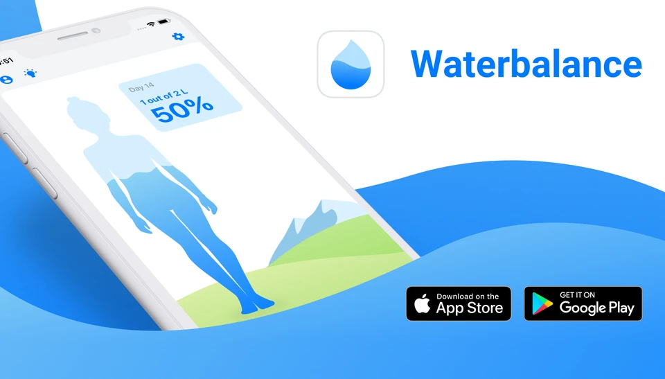 Приложение Waterbalance выбрали 5,5 млн. пользователей!
