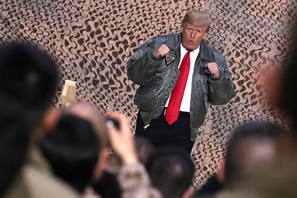 Дональд Трамп решил проведать своих военнослужащих в Ираке