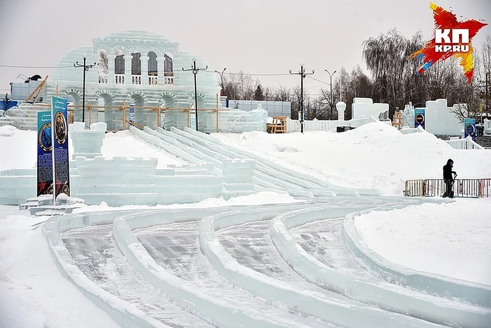 Новосибирск речной вокзал зимой