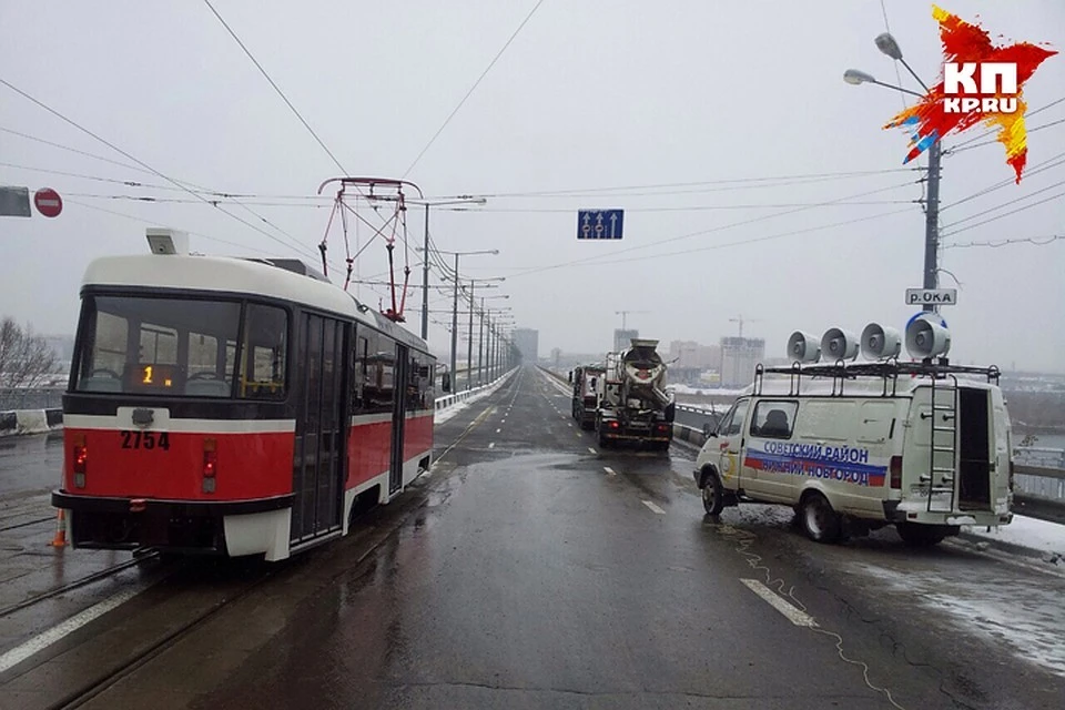 Движение трамвая № 1 в Нижнем Новгороде пока не восстановлено.