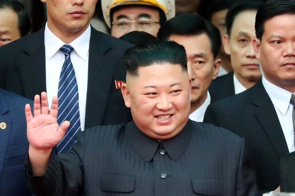Северокорейский лидер Ким Чен Ын во Вьетнаме, куда он прибыл на встречу с президентом США Дональдом Трампом