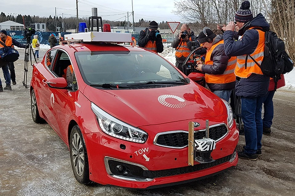 27 февраля прошли первые в России квалификационные испытания беспилотных автомобилей Up Great "Зимний город" в экстремальных климатических условиях