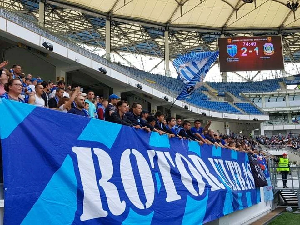 «Ротор» порадовал болельщиков домашней победой со счетом 2:1.