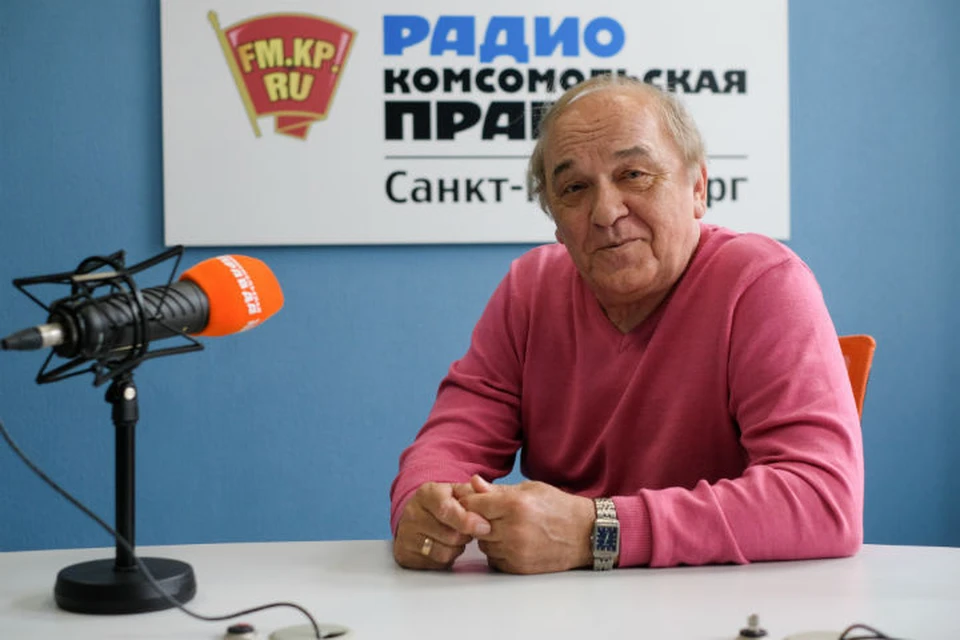 Виктор Баранец в студии радио «Комсомольская Правда в Петербурге»