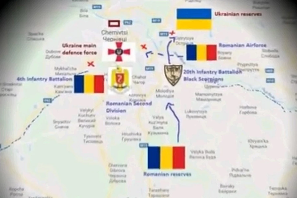 Кадр из видео, удостоившегося комментария главного военного прокурора Украины.