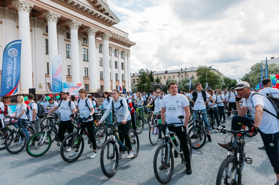 На участие в велопараде заявились уже 3000 человек. Фото пресс-службы администрации города Тюмени