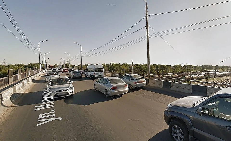 Многострадальный мост на Малиновского - страшный сон ростовских водителей. Фото: Google Карты