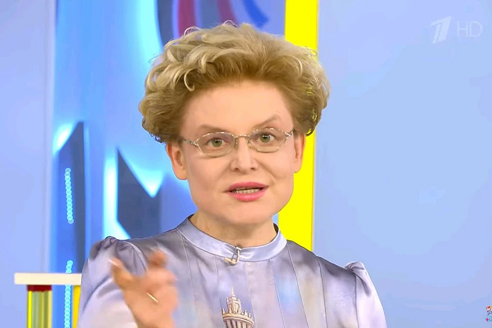 Елена Малышева в передаче "Жить здорово"