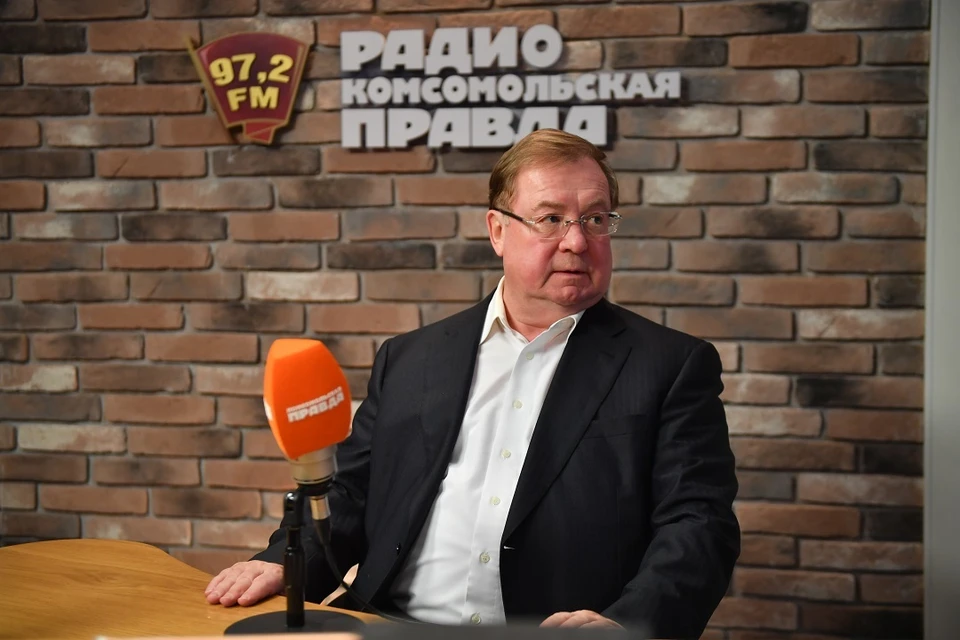 Сергей Степашин в студии Радио "Комсомольская правда"