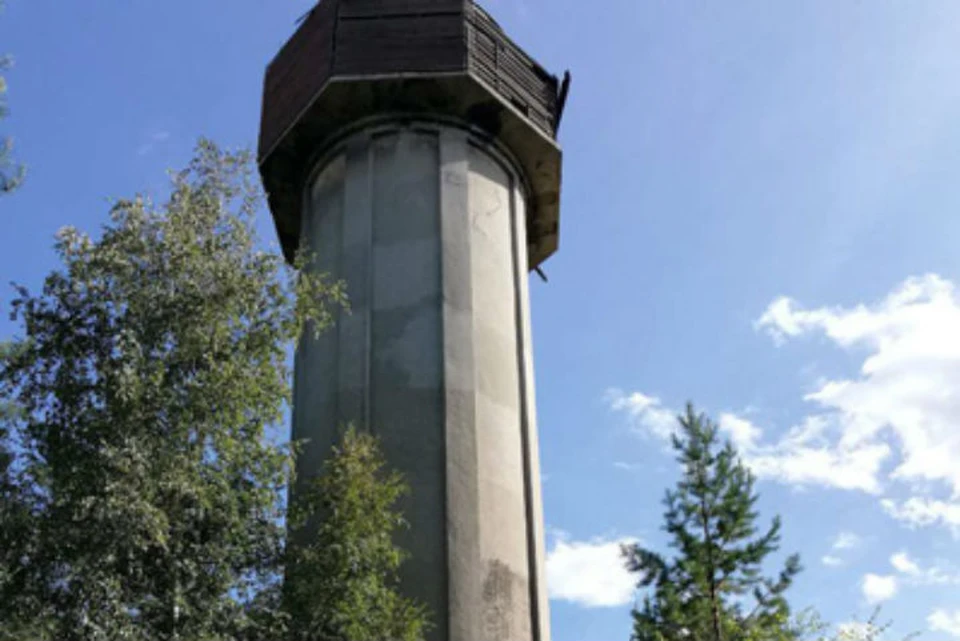 В Павловском районе попытались украсть десятиметровую водонапорную башню. ФОТО: СУ СКР по Иркутской области.