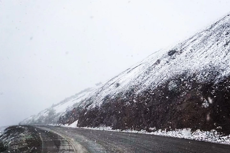 Снег шел в двух районах Магаданской области – Сусуманском и Омсукчанском