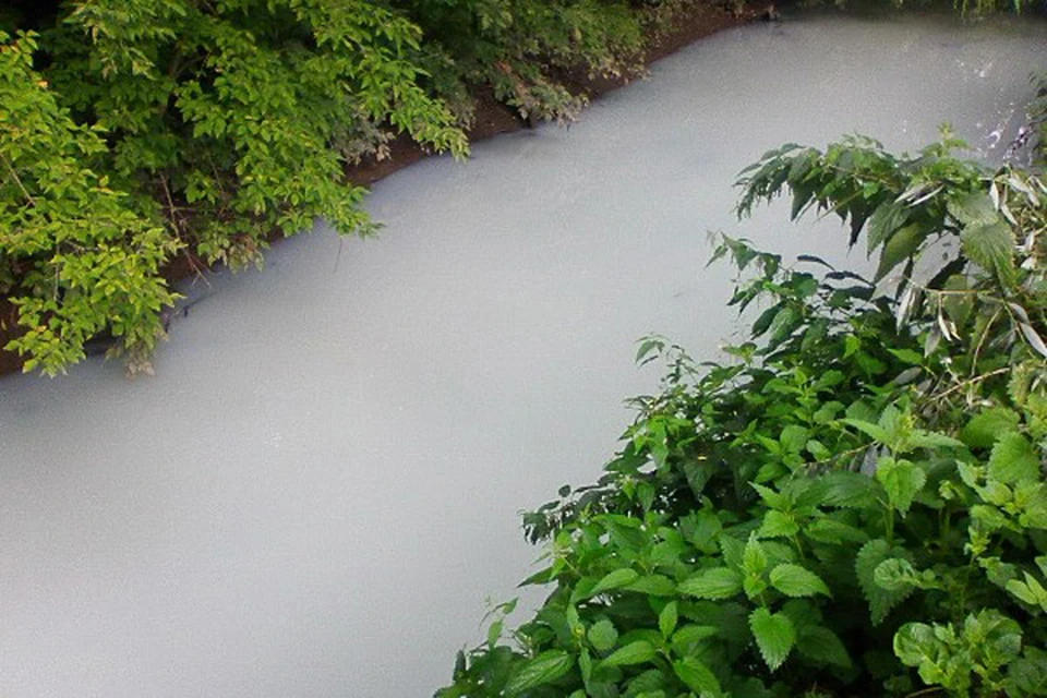 «Молочная река без кисельных берегов»: вода в речке Рахме стала белой