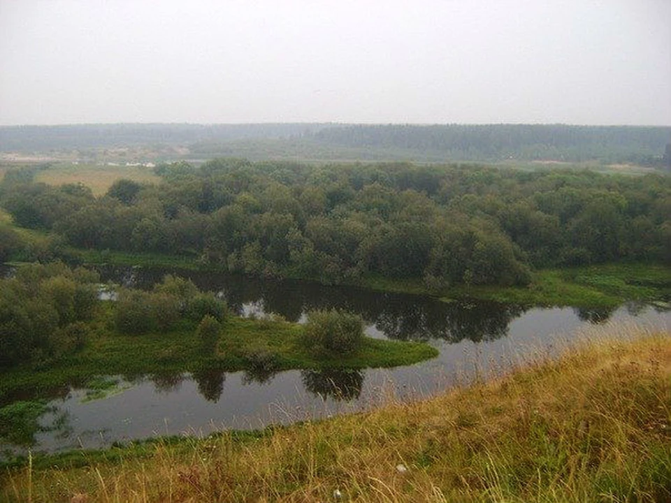На снимке - река, в которой утонули братья. Фото: Подслушано Усть-Нем