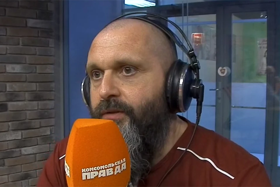 Бывший украинский заключенный Игорь Кимаковский в студии Радио «Комсомольская правда».