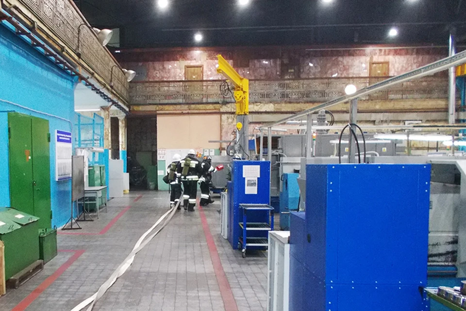 Пожарно-тренировочные учения прошли на АПЗ