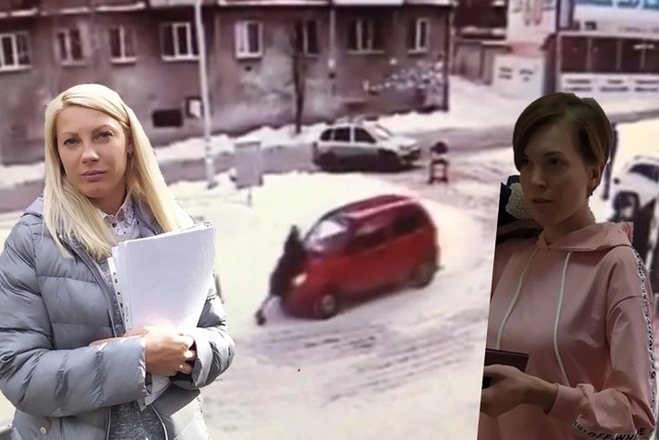 Пострадавшая и автомобилистка снова встретились в суде. Фото: Евгений Стоянов "КП", скриншот видео