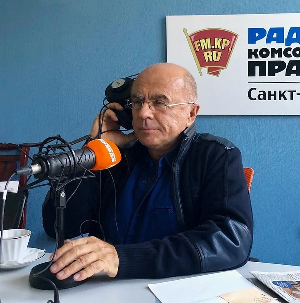 Александр Запесоцкий в студии радио «Комсомольская Правда в Петербурге»