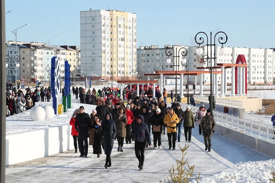 Набережная надыма