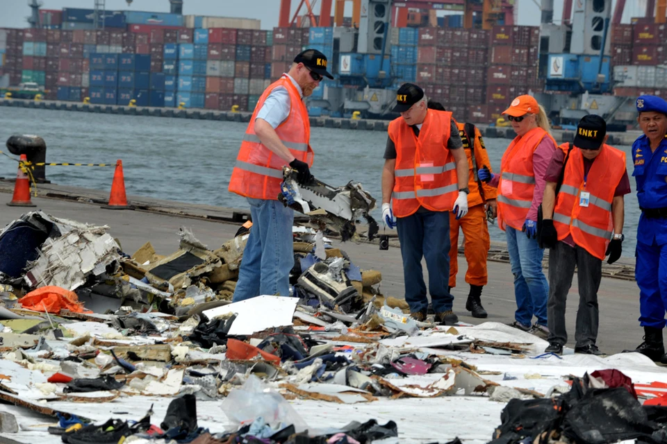 «Боинг» 737 МАХ 8 авиакомпании Lion Air рухнул в море в октябре прошлого года.
