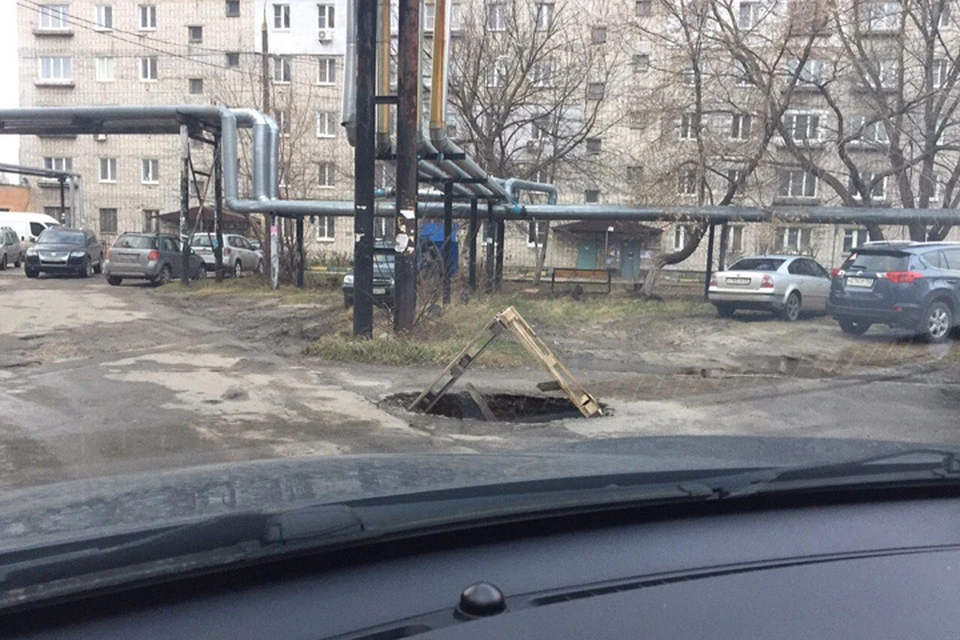 Провал на Архангельской заделали после жалоб нижегородцев в соцсетях