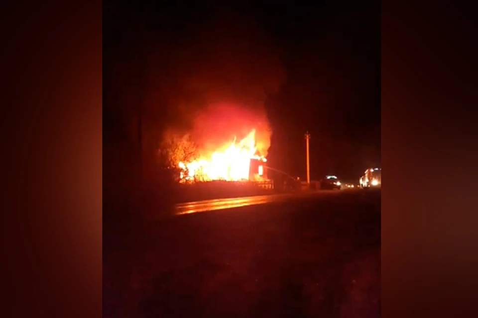 Пожар в селе Дорофеево Нижегородской области