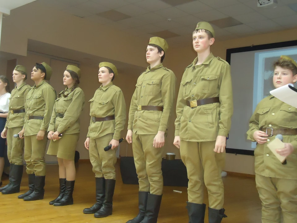 Ученики подготовили представление по письмам с фронта